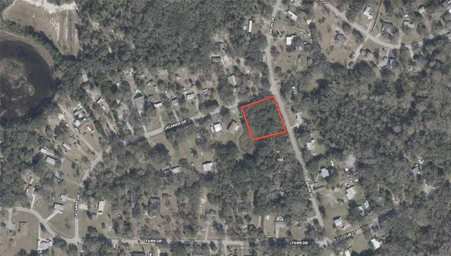 a view of a dry yard