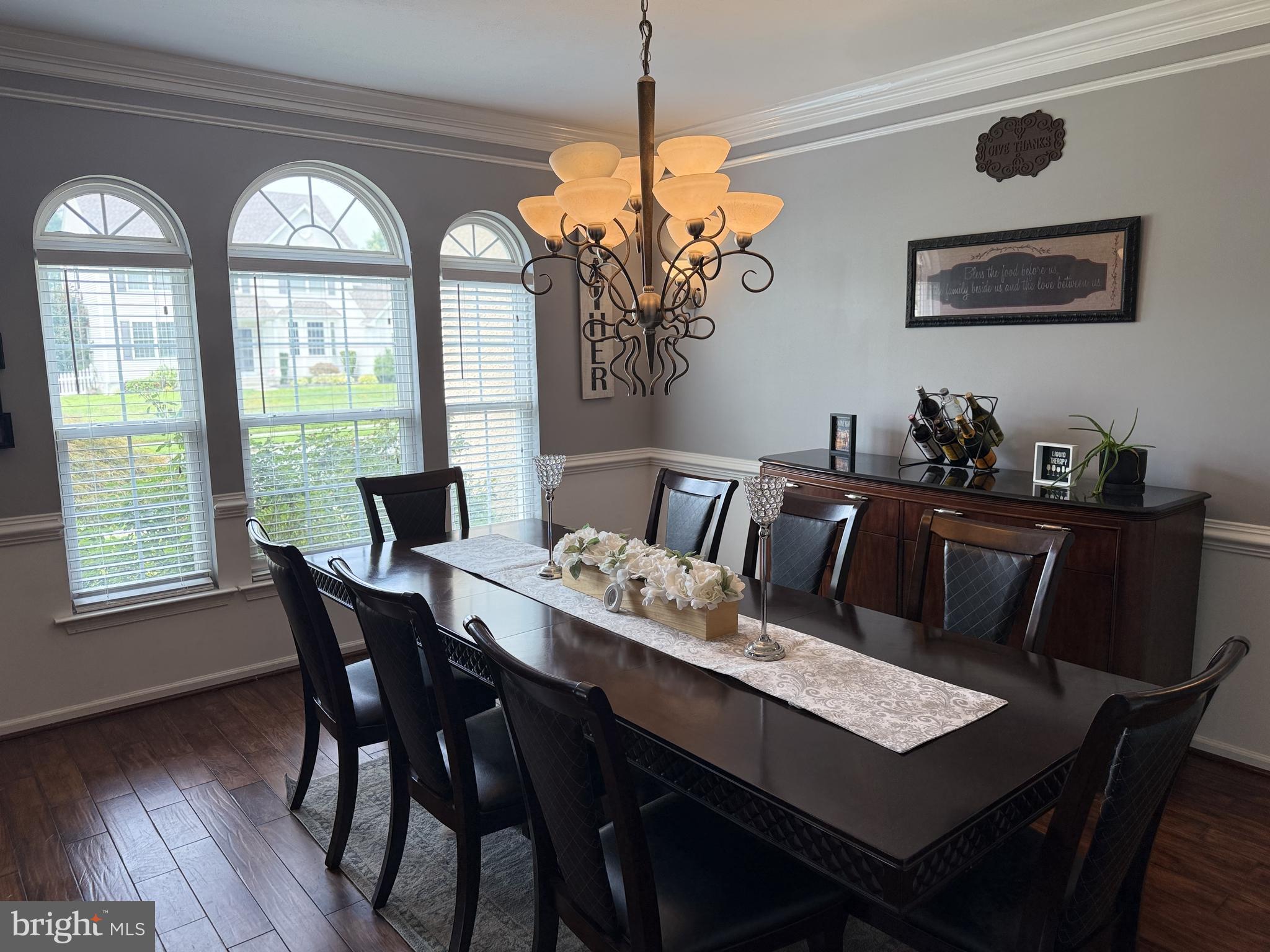 135 Juniper Lane Swedesboro, NJ 08085 - Photo 9 of 40 a view of a dining room with furniture window and wooden floor