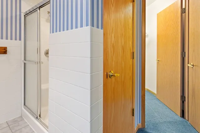 a view of a bathroom