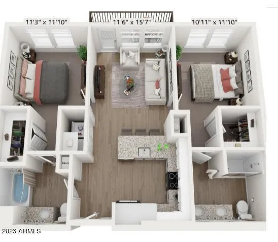 $1,877 | 1375 North 145th Avenue, Unit B1, Goodyear, AZ 85395