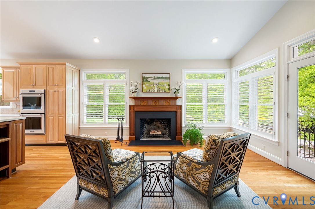 3620 Old Gun Road East Midlothian, VA 23113 - Photo 23 of 56 a living room with furniture and a fireplace
