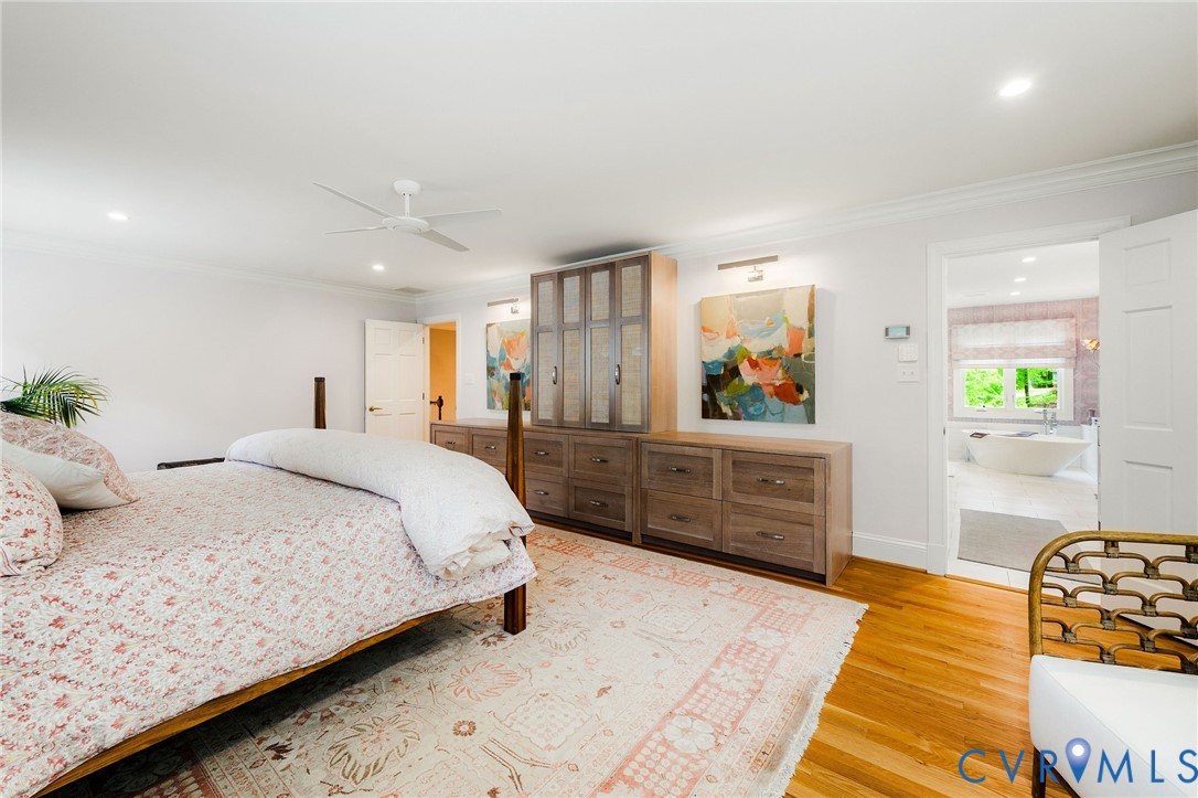 3620 Old Gun Road East Midlothian, VA 23113 - Photo 29 of 56 a bedroom with a bed and a view of kitchen