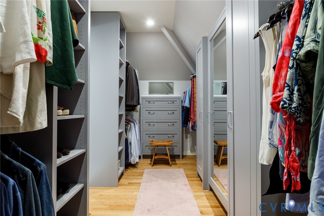 3620 Old Gun Road East Midlothian, VA 23113 - Photo 33 of 56 a view of walk in closet with clothes and shoes