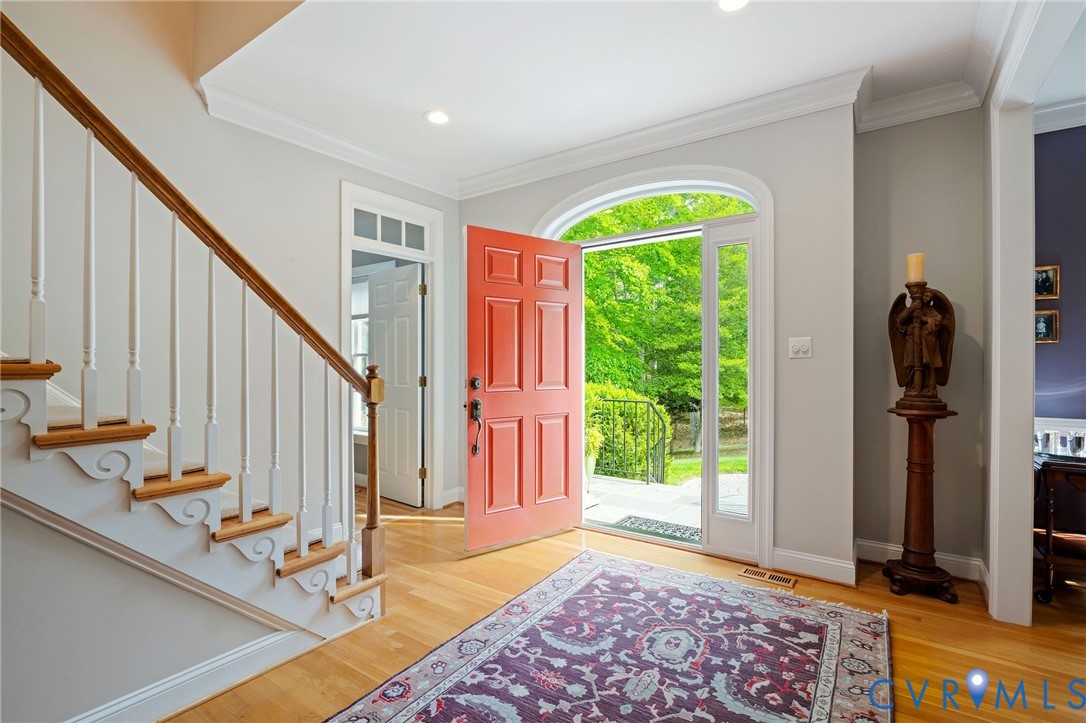 3620 Old Gun Road East Midlothian, VA 23113 - Photo 10 of 56 a view of an entryway with wooden floor