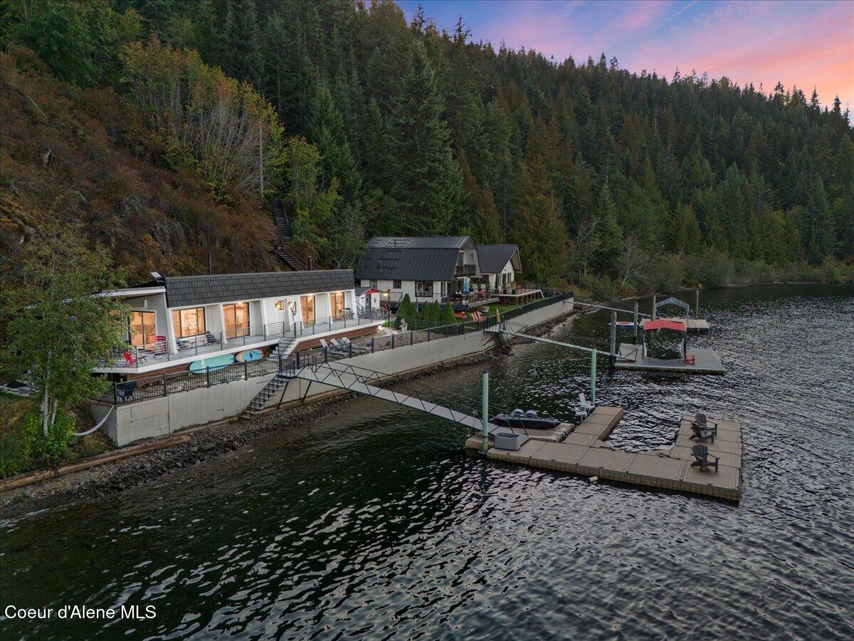 01-Aerial back of home twilight