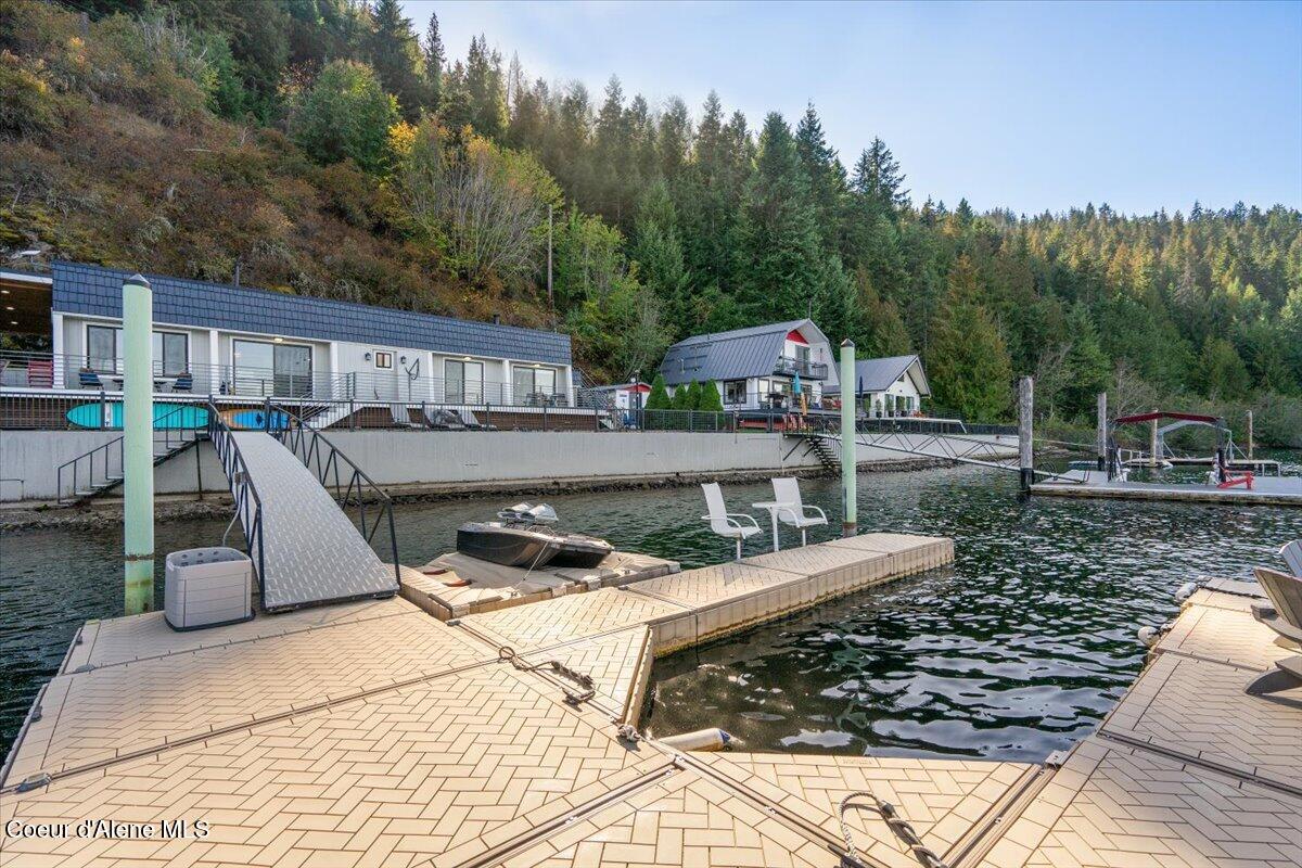 3607 South Eddyville Road Harrison, ID 83833 - Photo 34 of 42 34-Dock and back of home