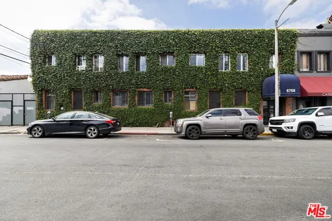 a car parked in front of a house