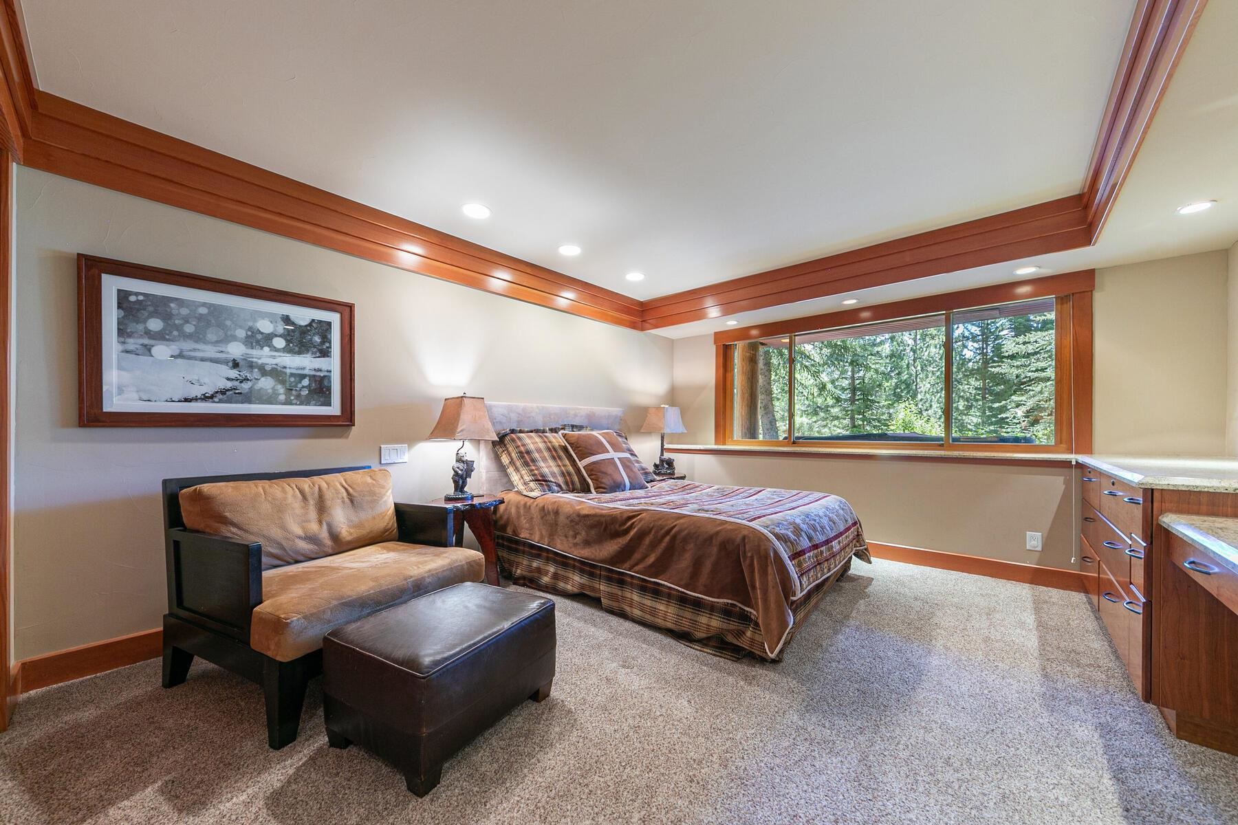 1221 Sandy Way Olympic Valley, CA 96146 - Photo 22 of 28 a bedroom with two beds and a large window