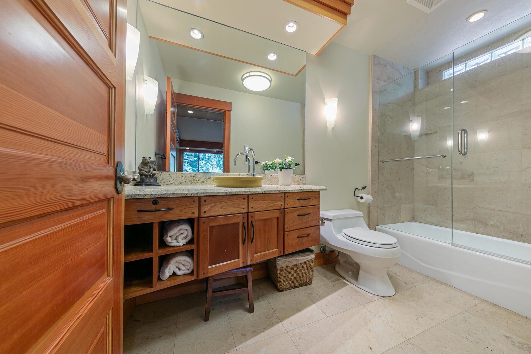 1221 Sandy Way Olympic Valley, CA 96146 - Photo 24 of 28 a bathroom with a sink a toilet and shower
