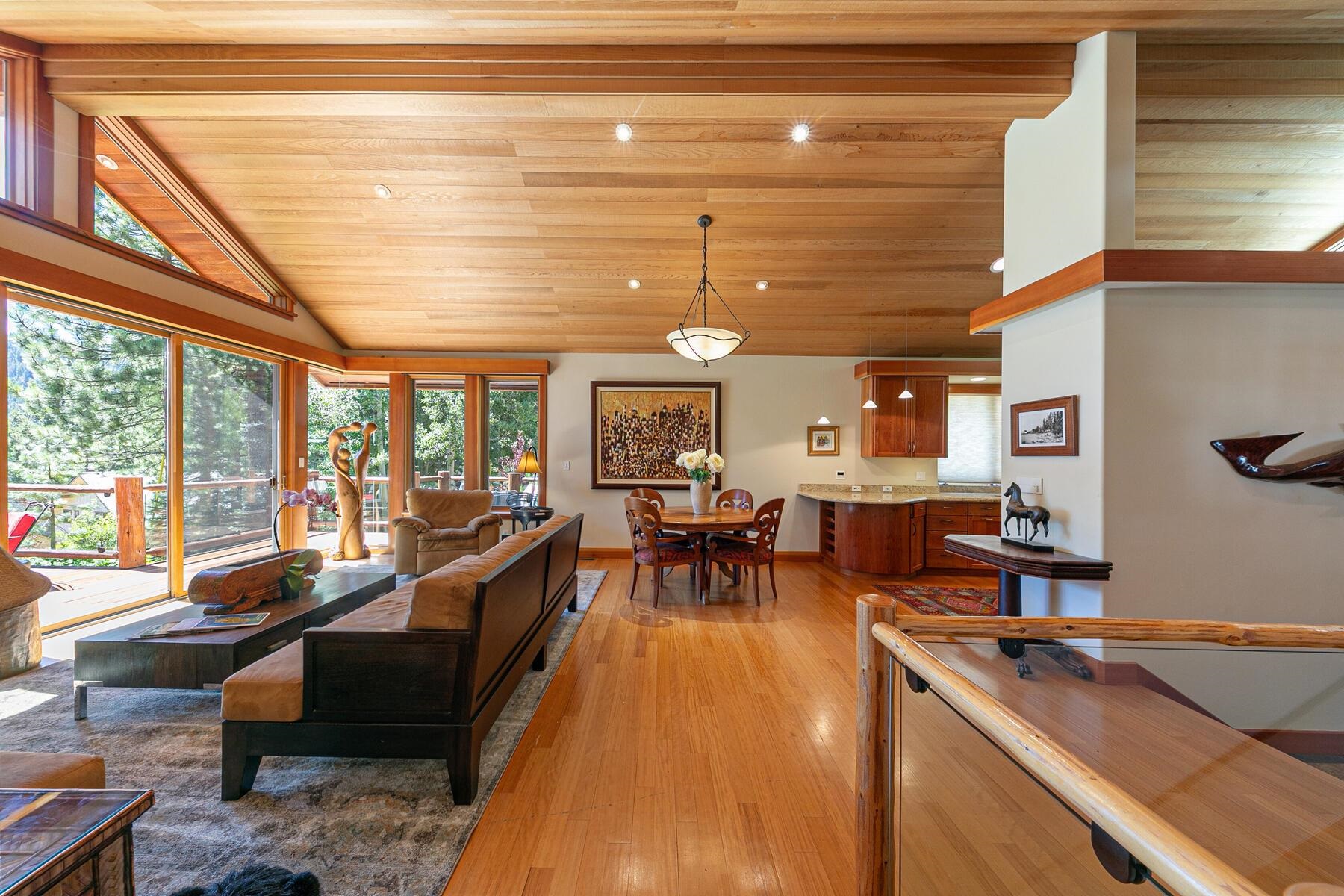 1221 Sandy Way Olympic Valley, CA 96146 - Photo 7 of 28 a living room with furniture and a large window