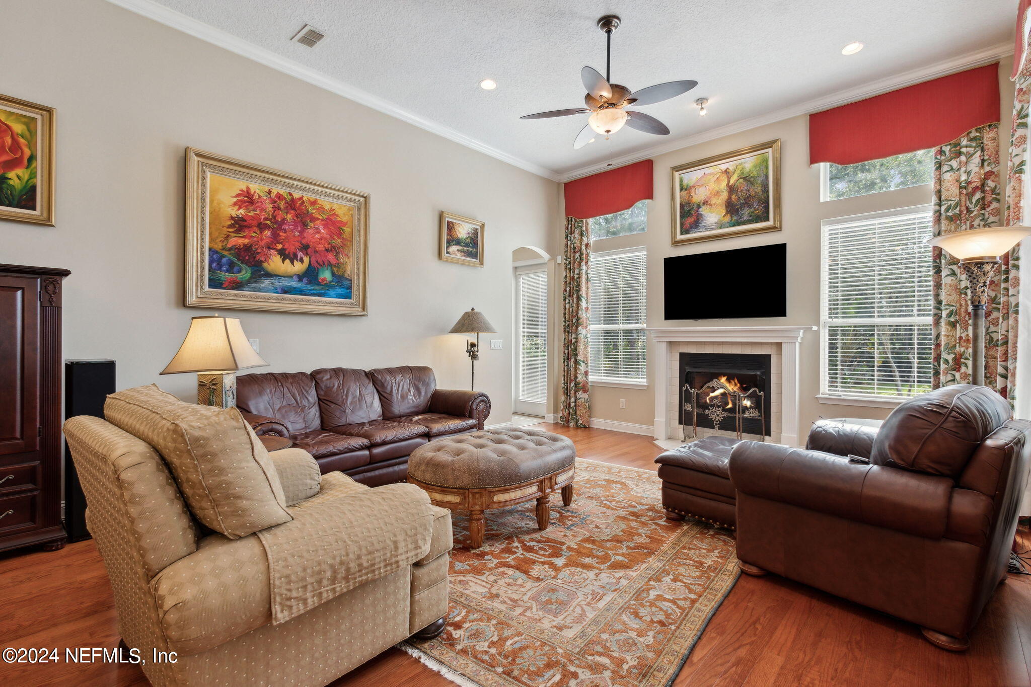 270 Holland Drive St. Augustine, FL 32095 - Photo 16 of 60 Family Room with gas fireplace