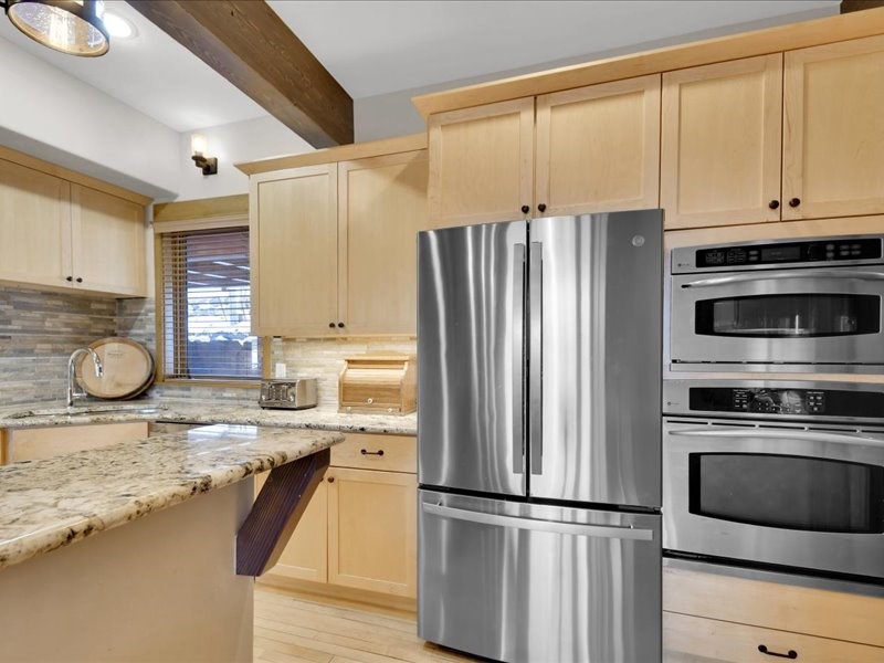 2584 Boreas Pass Road Breckenridge, CO 80424 - Photo 24 of 47 Kitchen microwave and wall oven