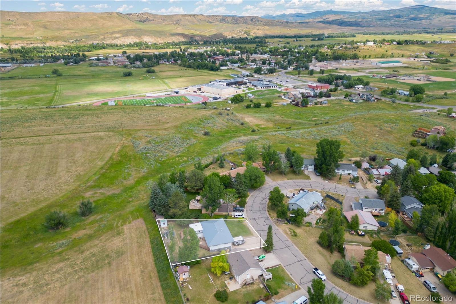 420 Clover Circle Hayden, CO 81639 - Photo 32 of 37 a view of lake with mountain