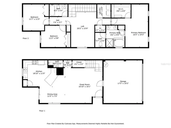 a view of a town with many windows