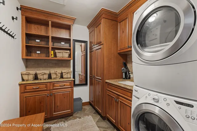 a view of storage and utility room