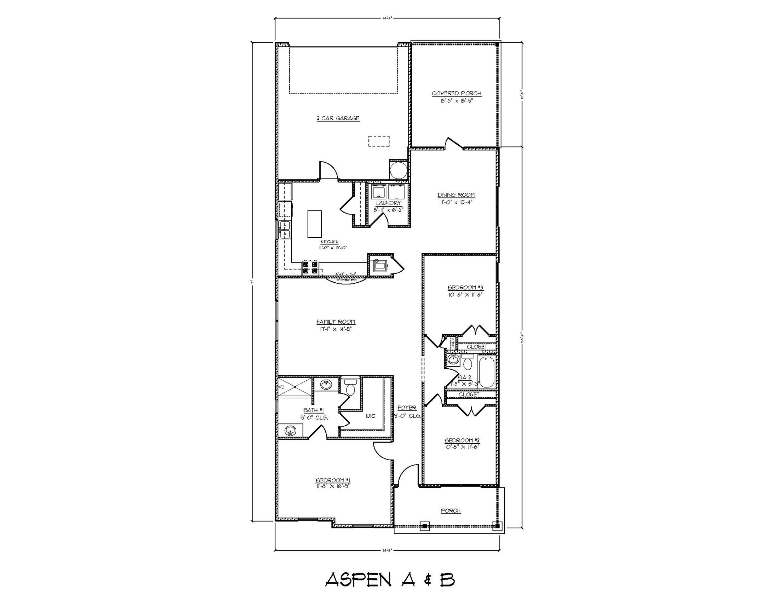 205 Huckleberry Street Freeport, FL 32439 - Photo 32 of 32 a picture of a floor plan