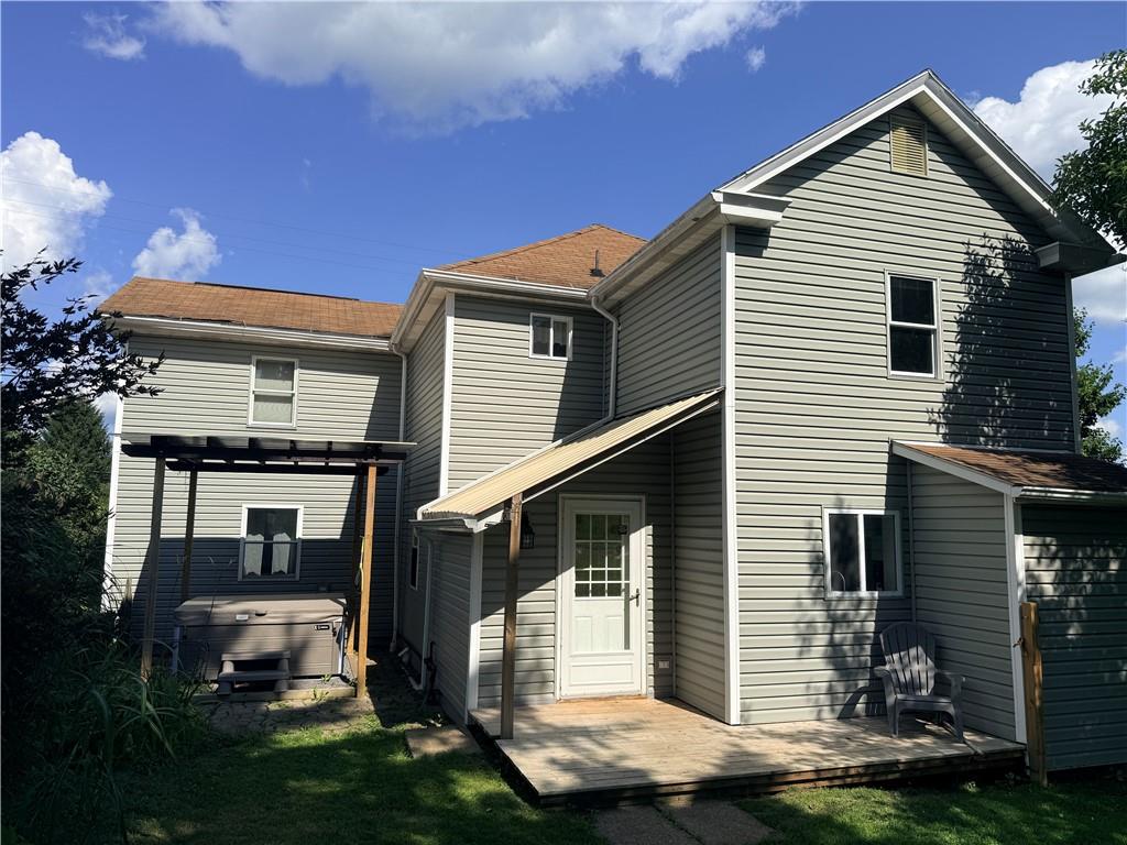 839 East Brady Road Cowansville, PA 16218 - Photo 2 of 30 Nice rear deck, Hot tub to the left!