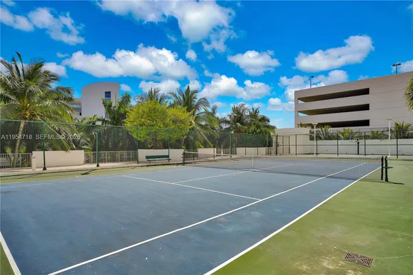 a view of a basketball court