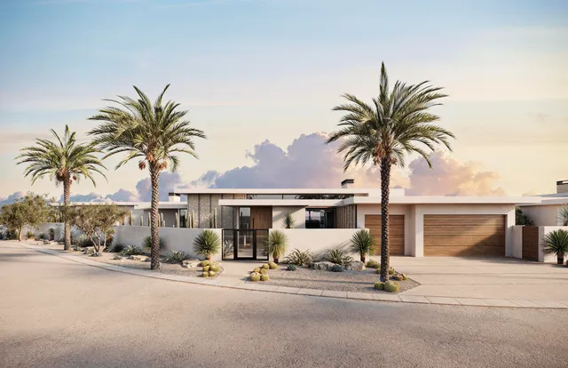 a front view of house with yard and outdoor seating