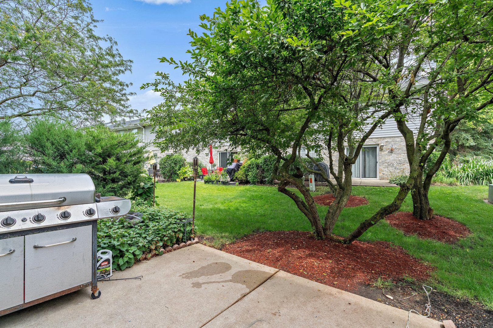 709 Meadows Boulevard Addison, IL 60101 - Photo 17 of 22 a view of a backyard with garden