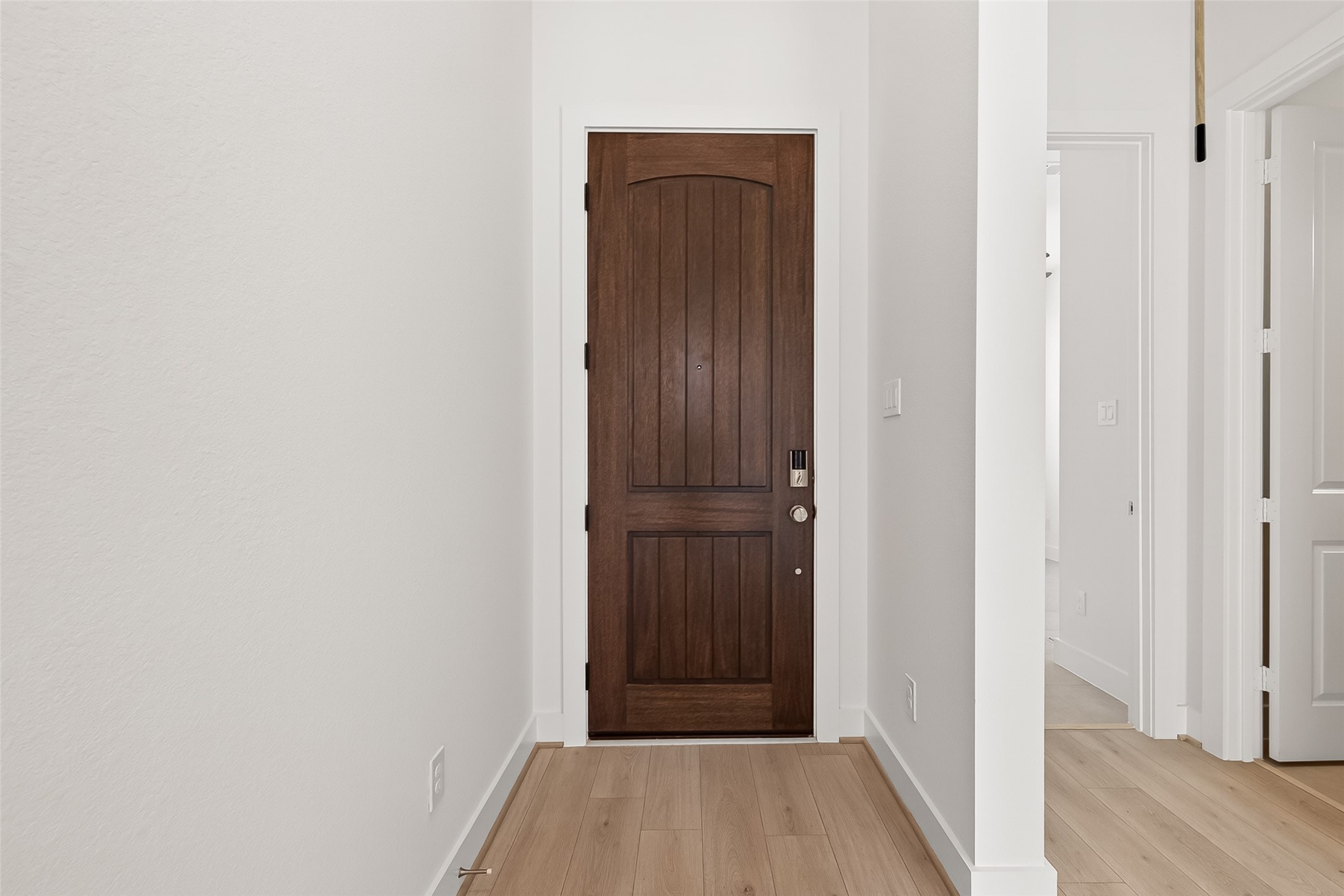 4916 Northern Wds Drive Spring, TX 77386 - Photo 3 of 44 a view of a hallway with wooden floor