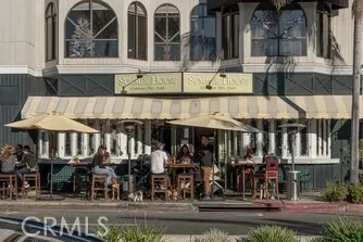 a front view of a building with street