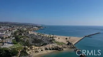 an aerial view of a beach