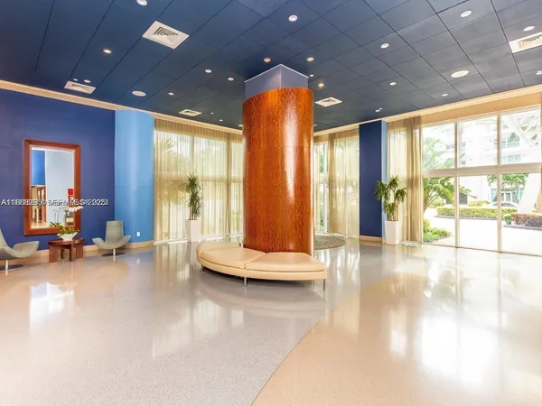 a view of balcony and yard