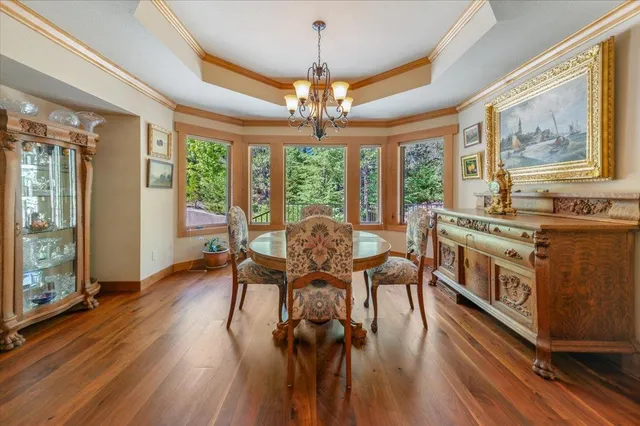 a view of bath tub sitting in a bathroom