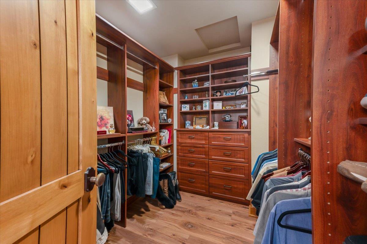 11790 Lowhills Road Nevada City, CA 95959 - Photo 31 of 68 a view of walk in closet with clothes and shoes