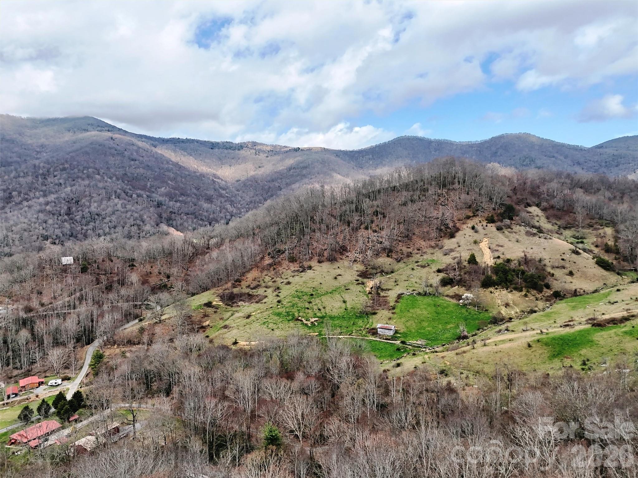 Tbd Moonbeam Lane, Unit 101 102 Clyde, NC 28721 - Photo 5 of 20 a view of a mountain in the distance in a field