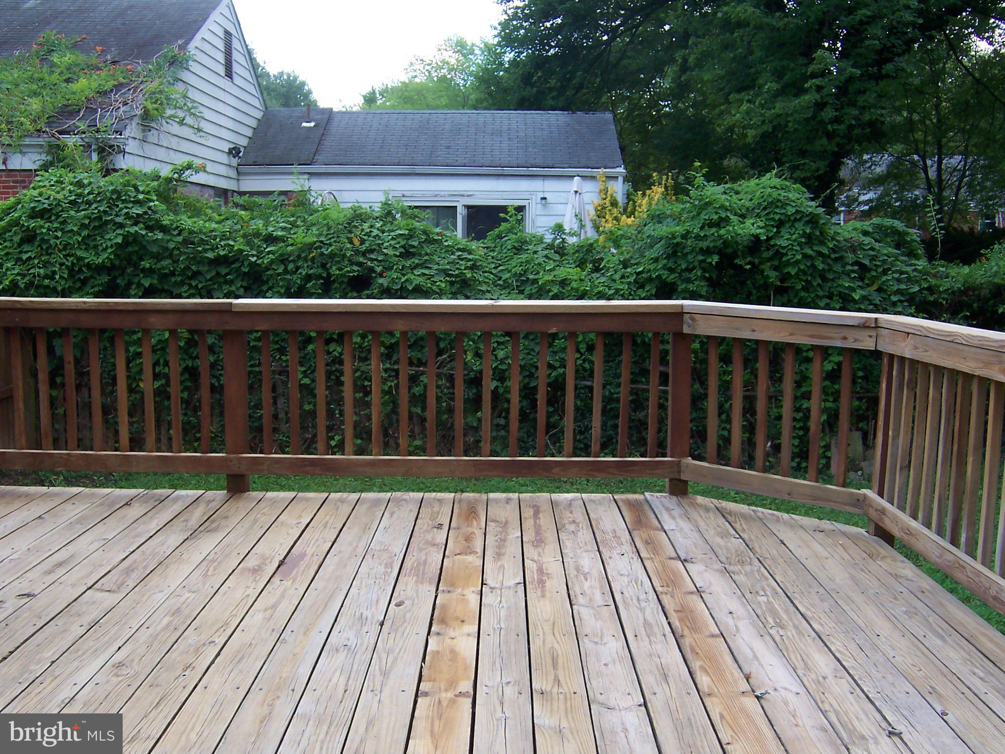 407 Royalton Road Silver Spring, MD 20901 - Photo 28 of 30 a view of wooden deck