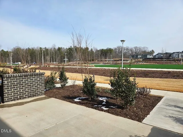 a view of a lake with houses