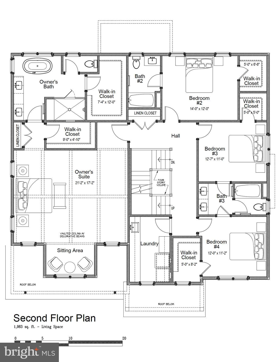5821 25th Road North Arlington, VA 22207 - Photo 3 of 5 2nd floor. Master with sitting area.