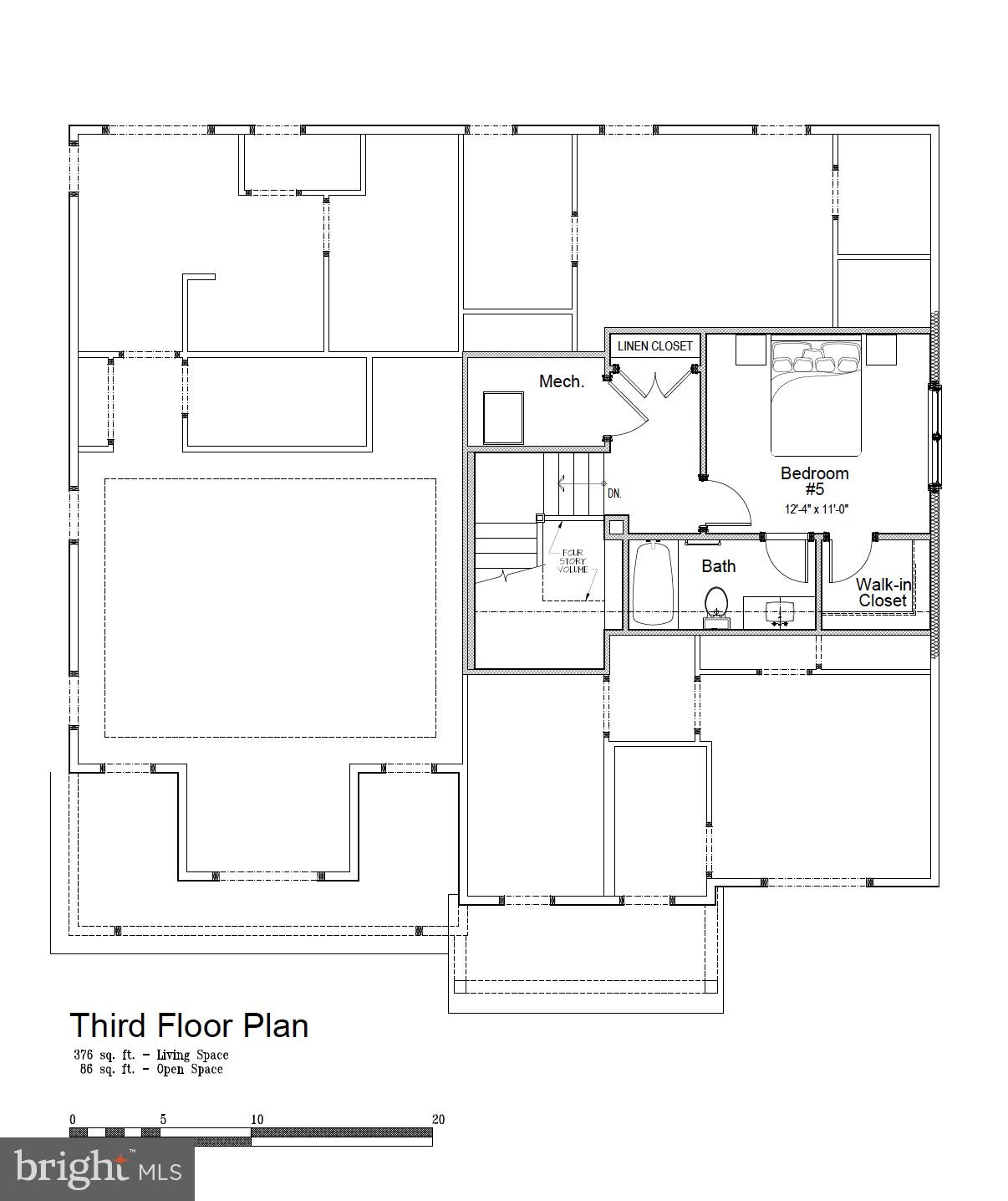 5821 25th Road North Arlington, VA 22207 - Photo 4 of 5 3rd floor. Private en suite bedroom.