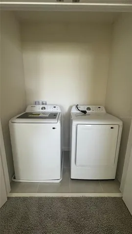 a view of a room with an empty space