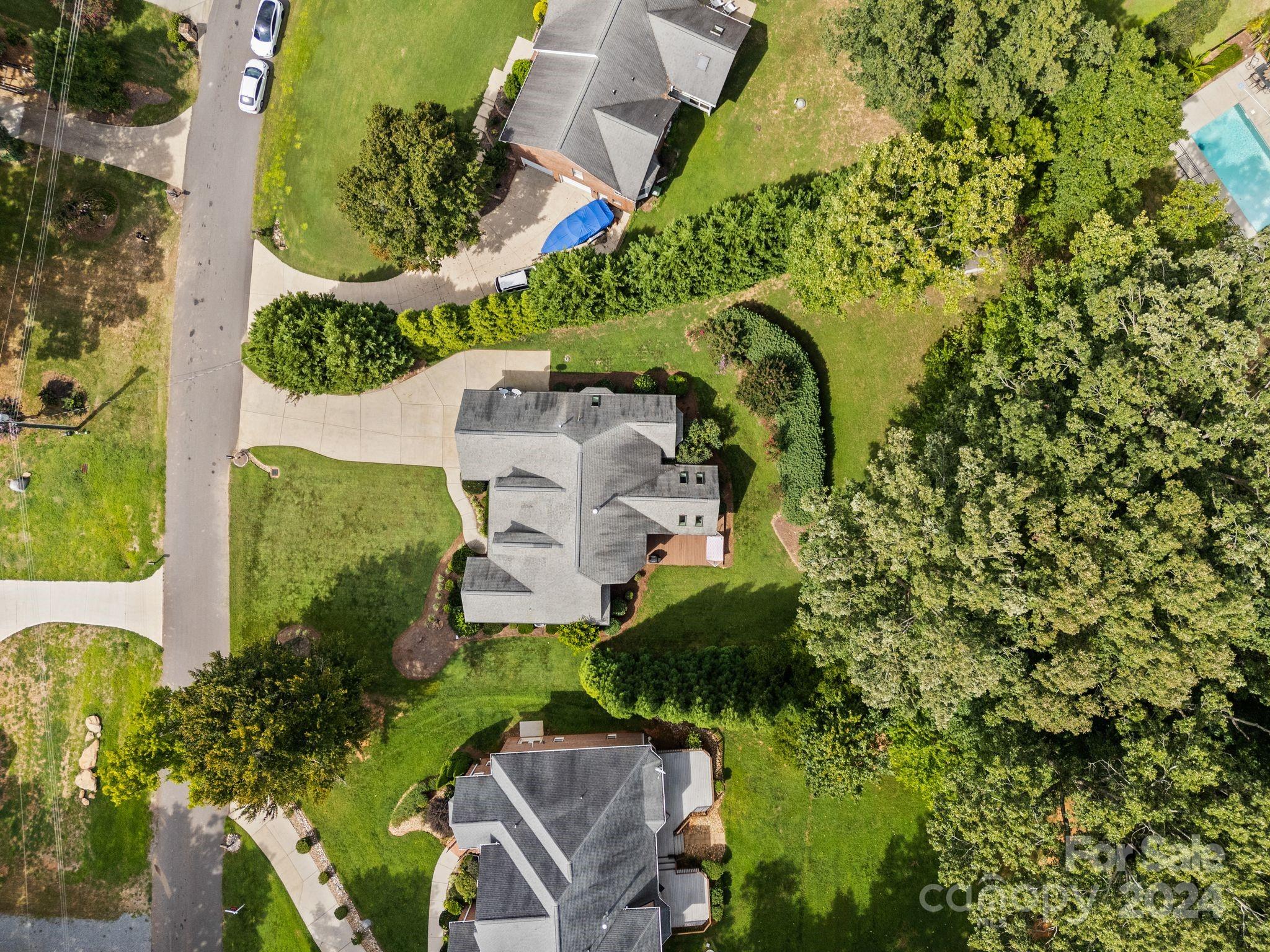 687 Normandy Road Mooresville, NC 28117 - Photo 4 of 32 an aerial view of a house with a yard