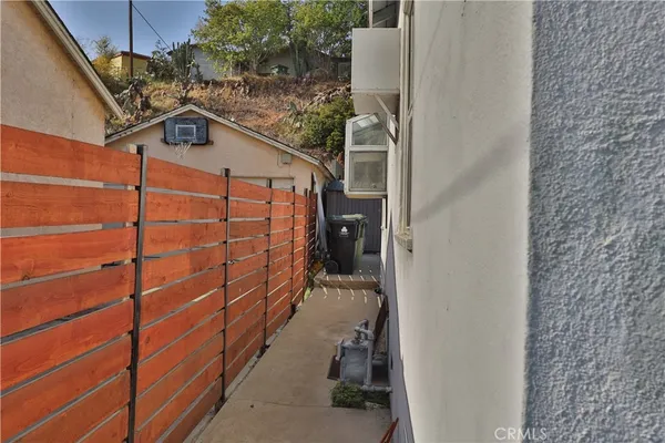 a view of a pathway of a house