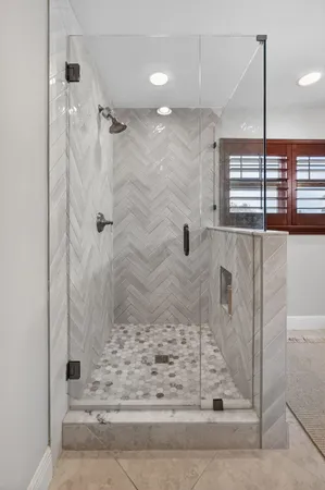 a view of an outdoor space with swimming pool