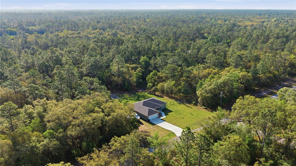 279 Southwest Fig Tree Lane Dunnellon, FL 34431 - Photo 29 of 33 an aerial view of a house with a yard