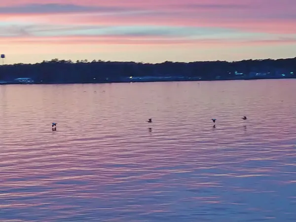 a view of a lake view and mountain view