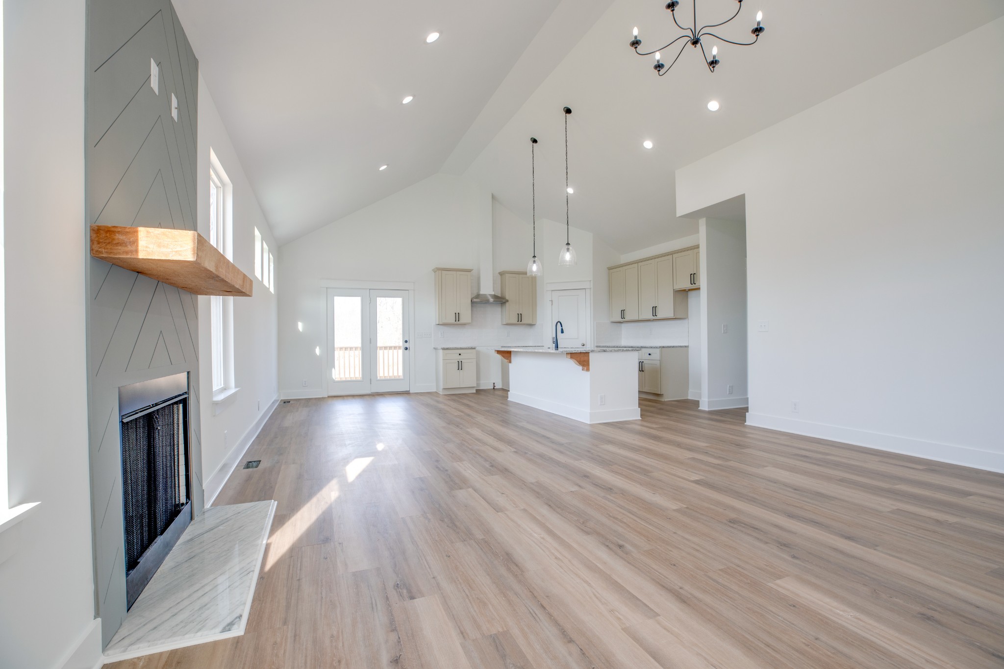 2802 Lock Hollow Road Dickson, TN 37055 - Photo 7 of 34 a view of kitchen with cabinets and wooden floor