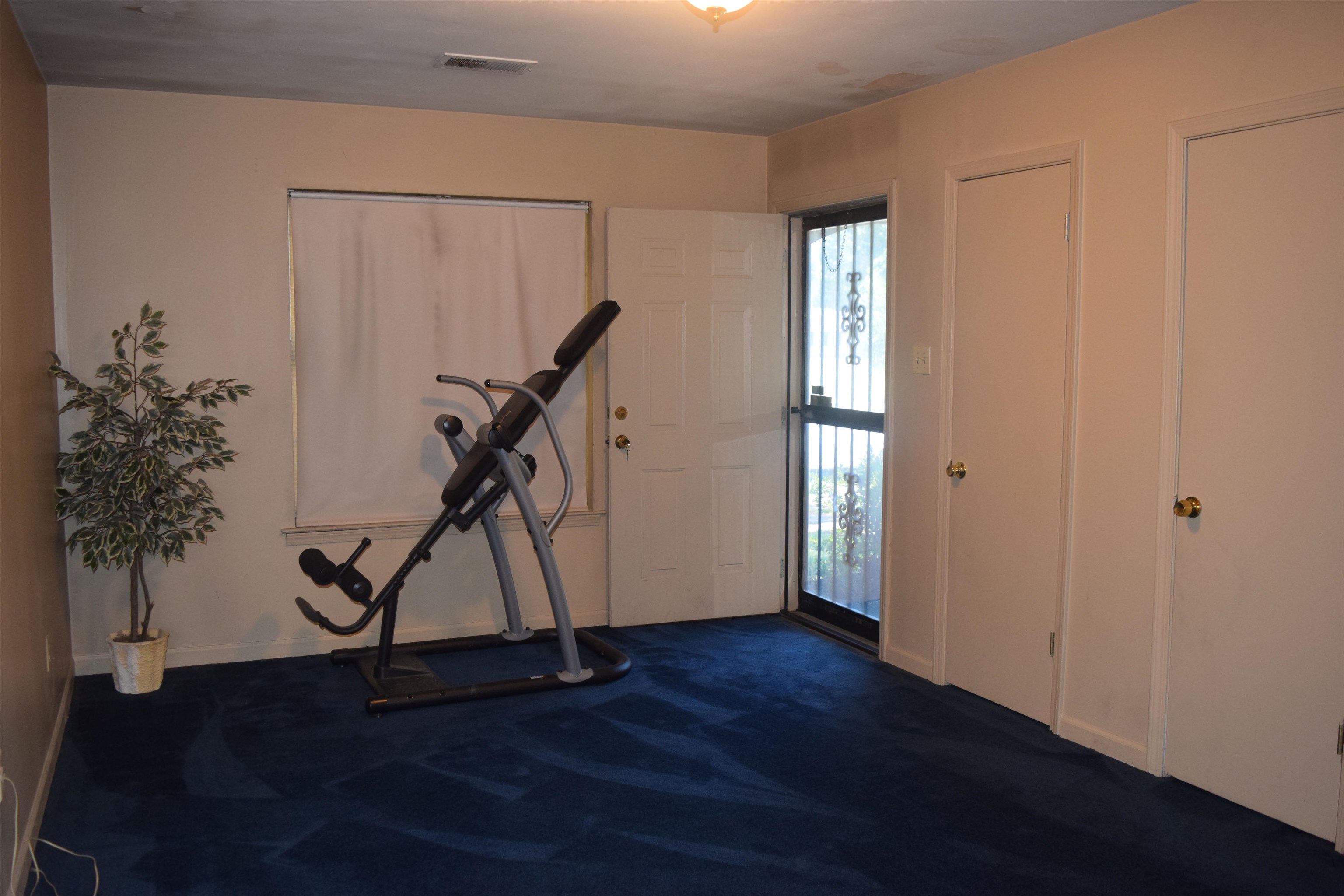 3445 Birdsong Ferry Road Memphis, TN 38118 - Photo 11 of 19 Blue carpeting, light-colored walls, white interior doors, and a security screen door