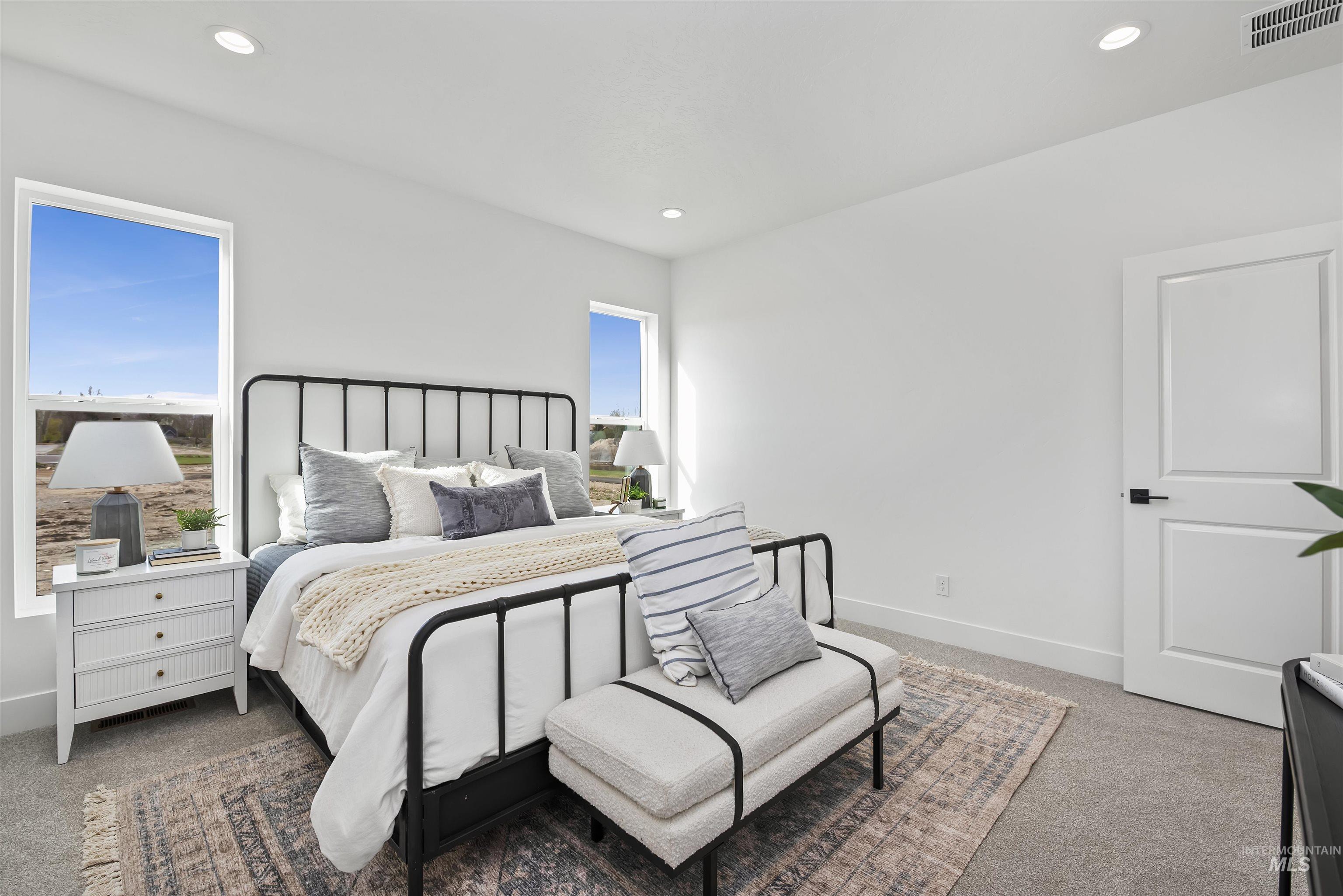 749 South Calhoun Lane Star, ID 83669 - Photo 21 of 34 Bedroom featuring carpet and recessed lighting