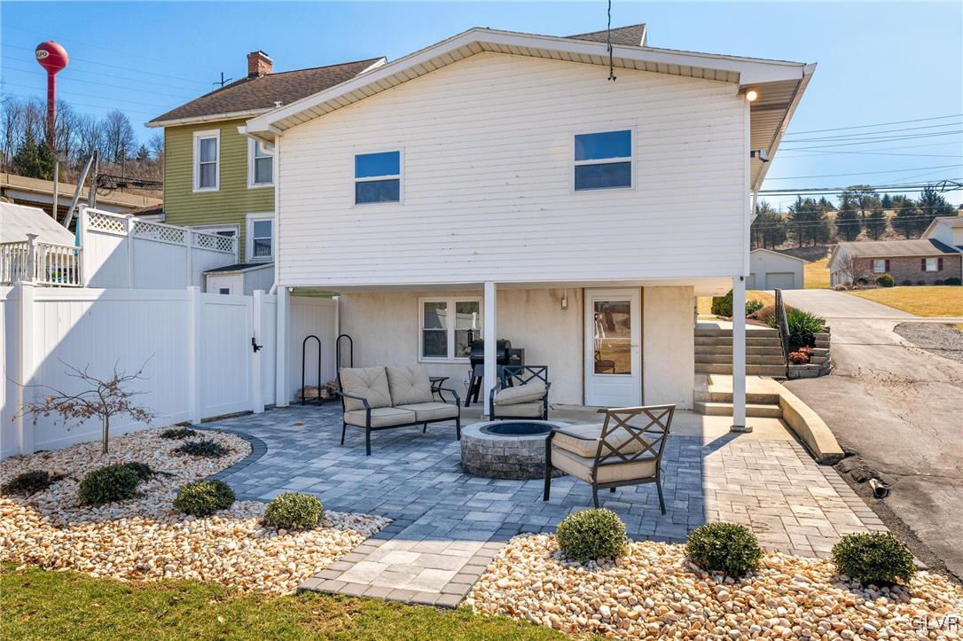 4651 Huckleberry Road Orefield, PA 18069 - Photo 26 of 30 a view of a house with backyard and sitting area