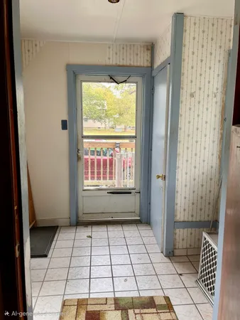 a view of an entryway door