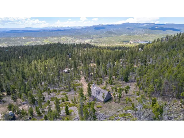 a view of a city with sunset view