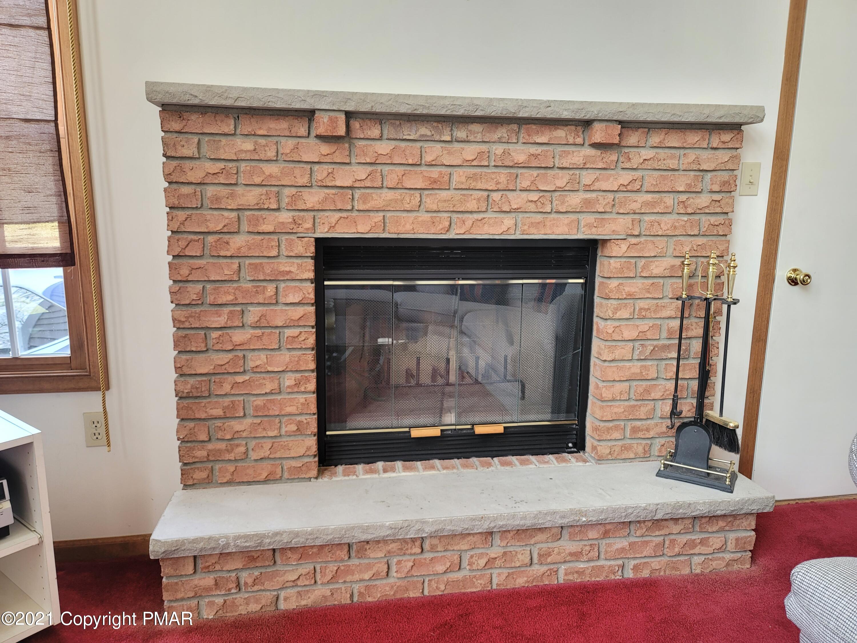 6245 Decker Road Bushkill, PA 18324 - Photo 6 of 45 Wood Fireplace