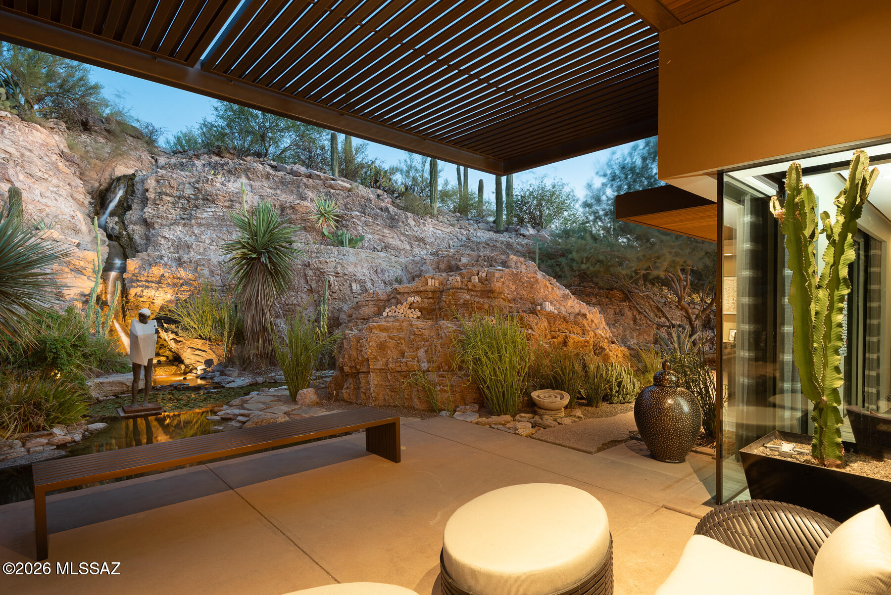 6452 North Rattlesnake Canyon Road Tucson, AZ 85750 - Photo 7 of 51 Water Feature Cut from the Land