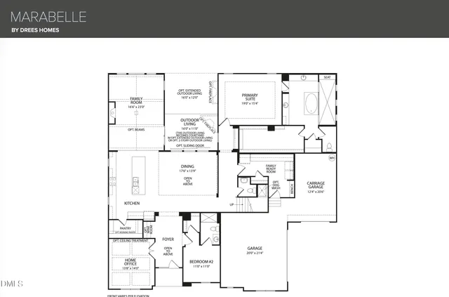 a house with trees in front of it